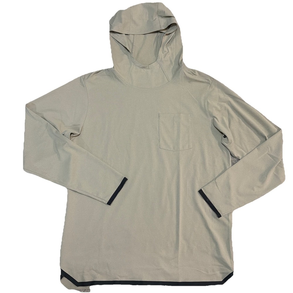 NWOT 686 Men's Small Long Sleeve Let's Go Tech Hoody Putty Color